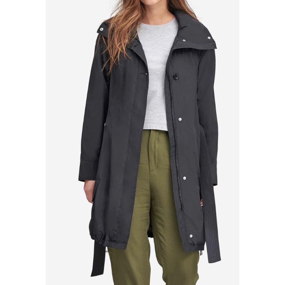Marc New York Hooded Rain Coat Size Large - Picture 4 of 8